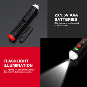 HT85ดินสอทดสอบไฟฟ้าแบบไม่สัมผัสเครื่องตรวจจับแรงดันไฟฟ้ากระแสสลับ70-1000โวลต์พร้อมจอแสดงผลดิจิตอลปากกาทดสอบพลังงานความไวสูง - Product Image 5