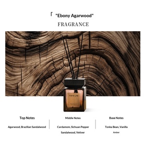 Luxury <b>Reed</b> <b>Diffuser</b> Essential <b>Oil</b> Long Lasting Home Fragrance For Bedroom Hotel Indoor Air Freshener - Product Image 5