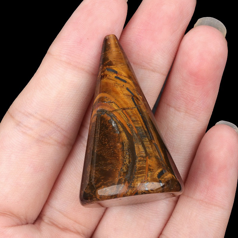 Pietra occhio di tigre gialla
