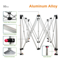 Tente de gazebo personnalisée 10x20 pieds, tente de salon professionnel 3 x 6 m avec paroi latérale pour marché, tente de réception extérieure pliable