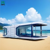 Maisons, Villas, Appartements, Hôtels, Complexes et Bureaux Contemporains Modernes Minimalistes en Conteneurs Capsules à Structure Acier et Panneaux Sandwich