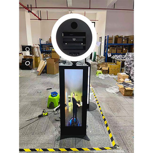 2025 kỹ thuật số Bán hàng nóng iPad Selfie Photo Booth Shell RGB LED vòng đèn iPad Photo Booth Shell trường hợp chuyến bay - Product Image 2