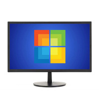 Écran PC FHD 24 pouces directement de l'usine, moniteurs VGA HD LED et LCD neufs et d'occasion pour applications de bureau, pas cher