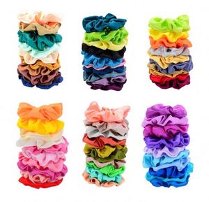 Anneaux à cheveux en satin personnalisés, anneaux à boucler personnalisés, motif logo personnalisé, anneaux à boucler, scrunchies XL - Product Image 4