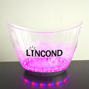 Logo personnalisé 12L Seau à glace classique lumineux à LED <span class=keywords><strong>rechargeable</strong></span> Baril <span class=keywords><strong>de</strong></span> <span class=keywords><strong>bière</strong></span> en plastique PS Lingot Bar Fêtes <span class=keywords><strong>de</strong></span> grande capacité - Product Image 6