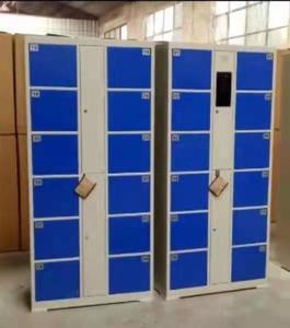 Casillero de Seguridad Metálico Inteligente con Cerradura Electrónica Digital, Almacenamiento de Equipaje Recargable en Aeropuertos y Estaciones de Tren, Estructura Ensamblada - Product Image 4