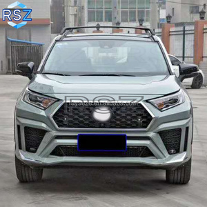 Piezas de automóviles RAYSEZE para Toyota <span class=keywords><strong>RAV4</strong></span> 2019 2020 <span class=keywords><strong>2022</strong></span>, Kit de Carrocería deportiva mejorada, difusor de parachoques trasero delantero modificado - Product Image 3