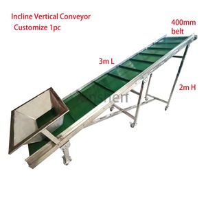 Trung Quốc màu xanh lá cây PVC vành đai leo cấp thực phẩm nghiêng băng tải ban nhạc transportadora - Product Image 5