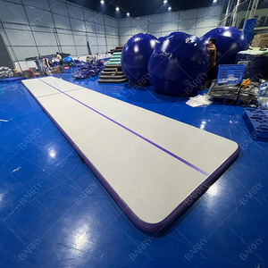 Taille personnalisée 6M/8M/10M/12M/15M/<span class=keywords><strong>20M</strong></span> Piste d'air gonflable Gymnastique Usine Dwf Tapis de gymnastique Pvc Tumbling Mat Air Floor <span class=keywords><strong>Airtrack</strong></span> - Product Image 2