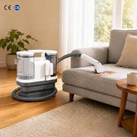 Nettoyeur portable eau et poussière, aspiration puissante, nettoyage en profondeur multi-surfaces, réservoir d'eau amovible, sans sac, pour hôtels, voitures et tapis