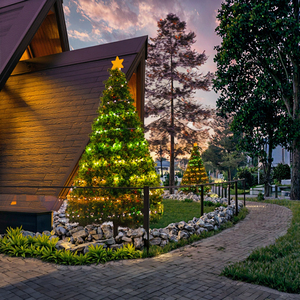 Thương mại kỳ nghỉ chiếu sáng Hệ thống điều khiển thông minh mật độ cao dẫn bố trí cho nhà ngoài trời Cây giáng sinh IP44 nhựa - Product Image 3