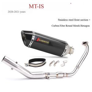 ท่อไอเสียรถจักรยานยนต์สมรรถนะสูงแบบ Akrapovic สำหรับ Yamaha R15 V3 <span class=keywords><strong>MT15</strong></span> ท่อไอเสียแต่งสำหรับรถแข่ง - Product Image 1