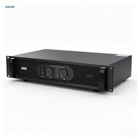 Amplificateur stéréo de classe AB 400W 2 canaux, actif 8 ohms, audio haute résolution en métal HG-B2400, pour auditorium scolaire, cinéma, salle polyvalente