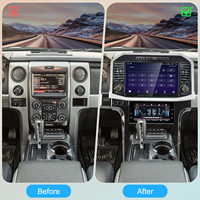 Autoradio Android avec écran tactile de 13,3 pouces pour Ford F150 Raptor 2009-2014, multimédia, Carplay, navigation audio, unité de panneau de climatisation