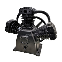 Tête de pompe de compresseur d'air à piston APCOM 3065 3080 3090 AW65 AV65 AW90, type moteur à essence, finition mate en acier