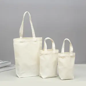 Petit quantité minimale de commande Vente en gros Promotion de haute qualité recyclable Sac fourre-tout en toile de coton avec logo imprimé personnalisé