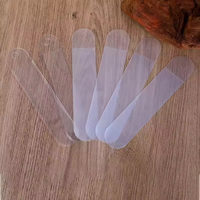 Étui à stylo en plastique PP mat transparent manchons d'emballage de stylo nouveauté en cristal acrylique avec logo personnalisé