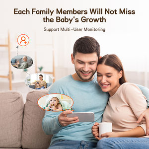 5 pouces bébé Foon caméra moniteur sans fil APP contrôle intelligent TUYA AI bébé moniteur vidéo avec rappel d'alimentation - Product Image 5