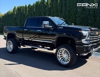 FANXI Noir Brillant 22x12 24x12 24x14 26x16 26x14 26x12 avec 8x170 8x180 8x6.5 6x5.5 6x135 pour RAM2500 GMC Sierra1500/2500/3500HD