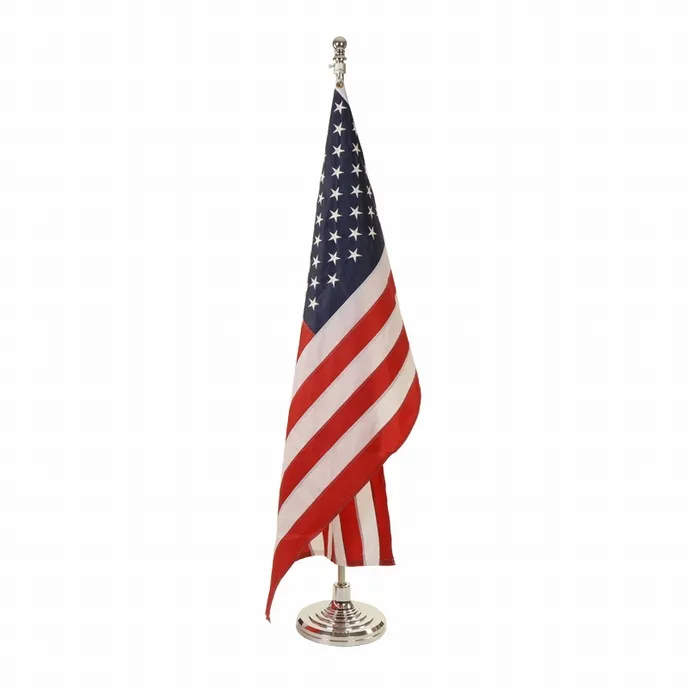 Fast Delivery Easy Packing Flag Pole Stand 1.5 Meter Home Indoor Banner Flagpole Standing Base