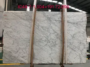 Union Stone Großhandel Premium-Badezimmerboden weiße Marmor-Wandfliesen Marmorfliesen Carrara weißer Marmor