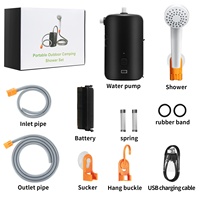 Batterie détachable Rechargeable par USB, accessoires de randonnée, Camping, douche, outils d'extérieur, nouvelle collection, 2022
