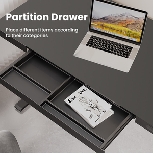 Table de bureau électrique en bois massif, ergonomique, durable, avec fonction automatique, design minimaliste, bureau intelligent pour l'étude - Product Image 4