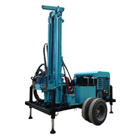 FY-350L Pompe de boîte de vitesses pour foreuse hydraulique-pneumatique diesel portative sur roues, pour le forage de puits d'eau de grande profondeur en ingénierie
