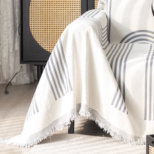 Housse de canapé en chenille Design de ligne minimaliste moderne antidérapant toutes saisons universel chaud paresseux - Product Image 6