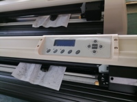 Machine de découpe de vinyle semi-automatique XE-721 de 28 pouces, couleur blanche, la meilleure pour l'usine, pour autocollants et papier graphique