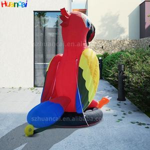 Kleurrijke Gigantische Opblaasbare Vogel Model Opblaasbare Papegaai Opblaasbare Decoratie Hoge Kwaliteit Gedrukt Geschikt Voor Evenement Promotie - Product Image 5