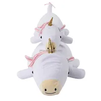 Aixini 40cm düşük moq özel dinozor unicorn peluş yumuşak oyuncak yastık dolması hayvan peluş oyuncak unicorn