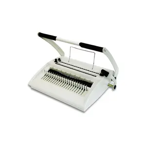 Machine de poinçonnage et de reliure, peigne et fil 3 1 2-en-1 machine de reliure multifonctionnelle pour 18 feuilles de papier 70g