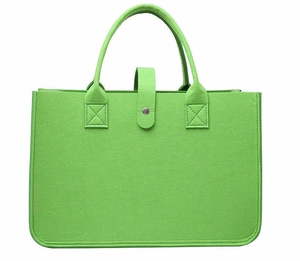 Venta al por mayor de bolsas de fieltro de tamaño pequeño multicolor bolsas de compras con logotipo personalizado - Product Image 4