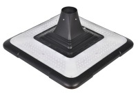 Meilleure lampe solaire LED extérieure permanente en aluminium pour jardin, cour, aménagement paysager, éclairage de chemin, IP66, 25W, angle de faisceau 360°, garantie 5 ans