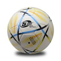 Ballon de football personnalisé en PVC/PU pour l'entraînement, avec logo sur mesure, tailles officielles 5, 4, 3, 1