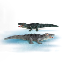 Série d'animaux télécommandés RC, jouet crocodile télécommandé infrarouge avec lumière et son