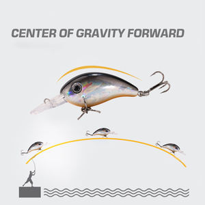 Señuelo de Pesca Artificial de 40 mm y 6 g, Acción Flotante, Crankbait Pintado, Material ABS, para Trucha y Lubina - Product Image 5