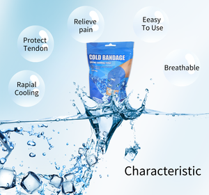 Benda Refrigerante all'Ingrosso, Fasciatura Medica di Primo Soccorso, Benda Rinfrescante per Sollievo dal Dolore, Benda Fredda per Sport - Product Image 6