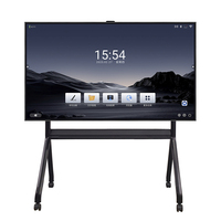 Pizarra Interactiva Inteligente Electrónica con Pantalla Táctil IR de 75 Pulgadas 4K y 20 Puntos de Contacto, con Sistema Operativo Android/Windows, Certificación ROHS y Soporte de Pared, Fabricada en China