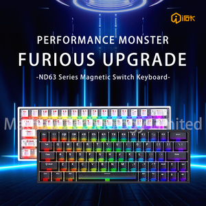Irok nd63ultra bàn phím chuyển đổi từ tính nhanh chóng kích hoạt có dây rt0.001mm 8kHz 256kHz RGB Backlit hiệu ứng hội trường Bàn phím chơi game - Product Image 2