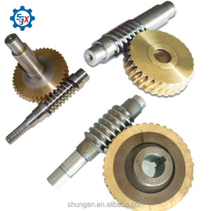 Custom Steel Nonstandard Mechanical Parts Large Modulus <b>Worm</b> and Wormwheel with PLC Core Components 1 Year Warranty - Product Image 3