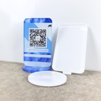 Présentoir de bureau par sublimation, Présentoir de nom, Signalétique QR Code, Signalétique de place de mariage