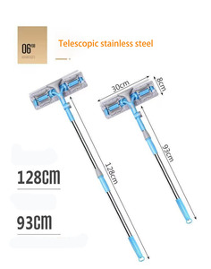 Mitclear 3 in 1 Telescopic <strong>Window</strong> Squeegee Glass Cleaning Tool <strong>Windows</strong> <strong>Cleaner</strong> <strong>Kit</strong> with Microfiber Household Glass Squeegee - Product Image 5