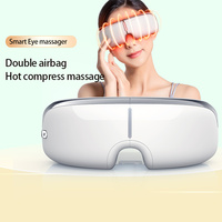 3D Airbag Kabelloser Augenmassagegerät mit Pulstechnologie, 3/5 Modi, Musikfunktion zur Linderung von Augenermüdung, Schönheitspflege (1 Jahr Garantie)