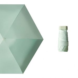 High Quality Capsule Shaped Colored Inside Pocket <b>Mini</b> Umbrella With Uv Protection for Sun and Rain - Product Image 2