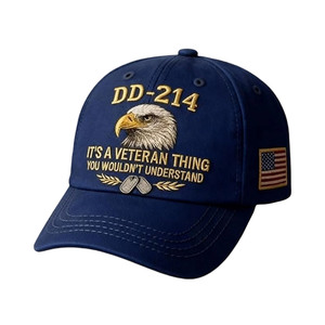 Casquette de baseball DD-214 imprimée avec patch Aigle et Drapeau Américain, réglable, toutes <span class=keywords><strong>saisons</strong></span>, protection solaire extérieure, pour le commerce transfrontalier - Product Image 4
