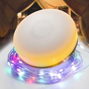 Tira de Luces LED de 12 Horas de Duración, Linterna de Camping Recargable, Luces Navideñas Coloridas con Imán, Luz de Camping Recargable - Product Image 1