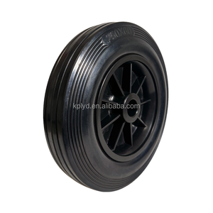 Fabrik-Direkt 250 mm Massivgummirauten Schwerlast industrielle seitlich befestigte Rollen <span class=keywords><strong>10</strong></span> Zoll - Product Image 2