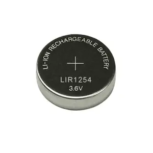 प्राथमिक चीन आपूर्तिकर्ताओं 3.6V CP1254 रिचार्जेबल LIR1254 cp1254 a2 लिथियम बैटरी